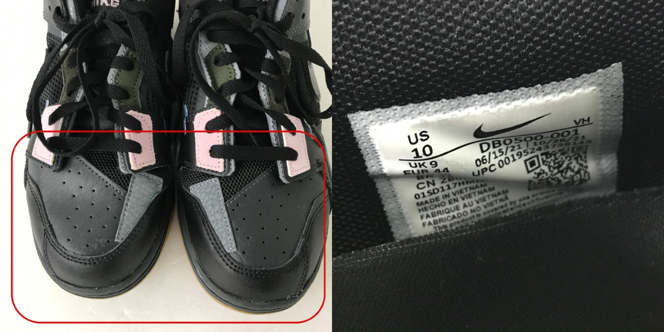 NIKE Dunk Low Black Sneakers Size 28