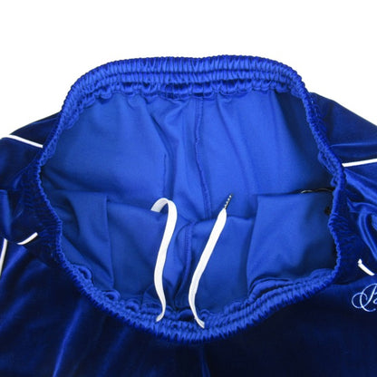 BREATH 25AW Script Logo Piping Velour Pants Blue Size L