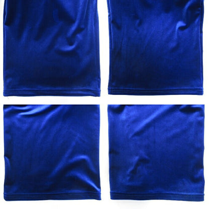 BREATH 25AW Script Logo Piping Velour Pants Blue Size L