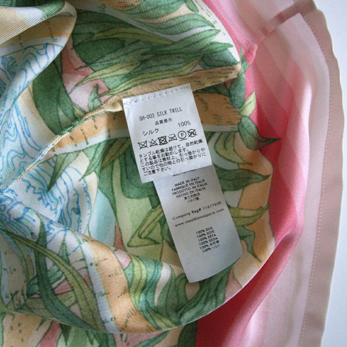 Casablanca 21SS ROSE A MAUI SHIRT Size S