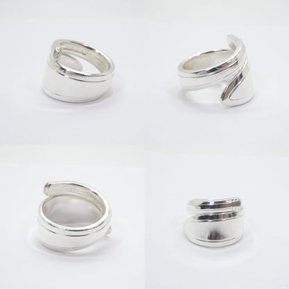NOBILITY PLATE Vintage Silver Plate Spoon Ring Size ONE SIZE