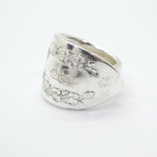 Unknown Vintage Silver Plate Spoon Ring Size US 6
