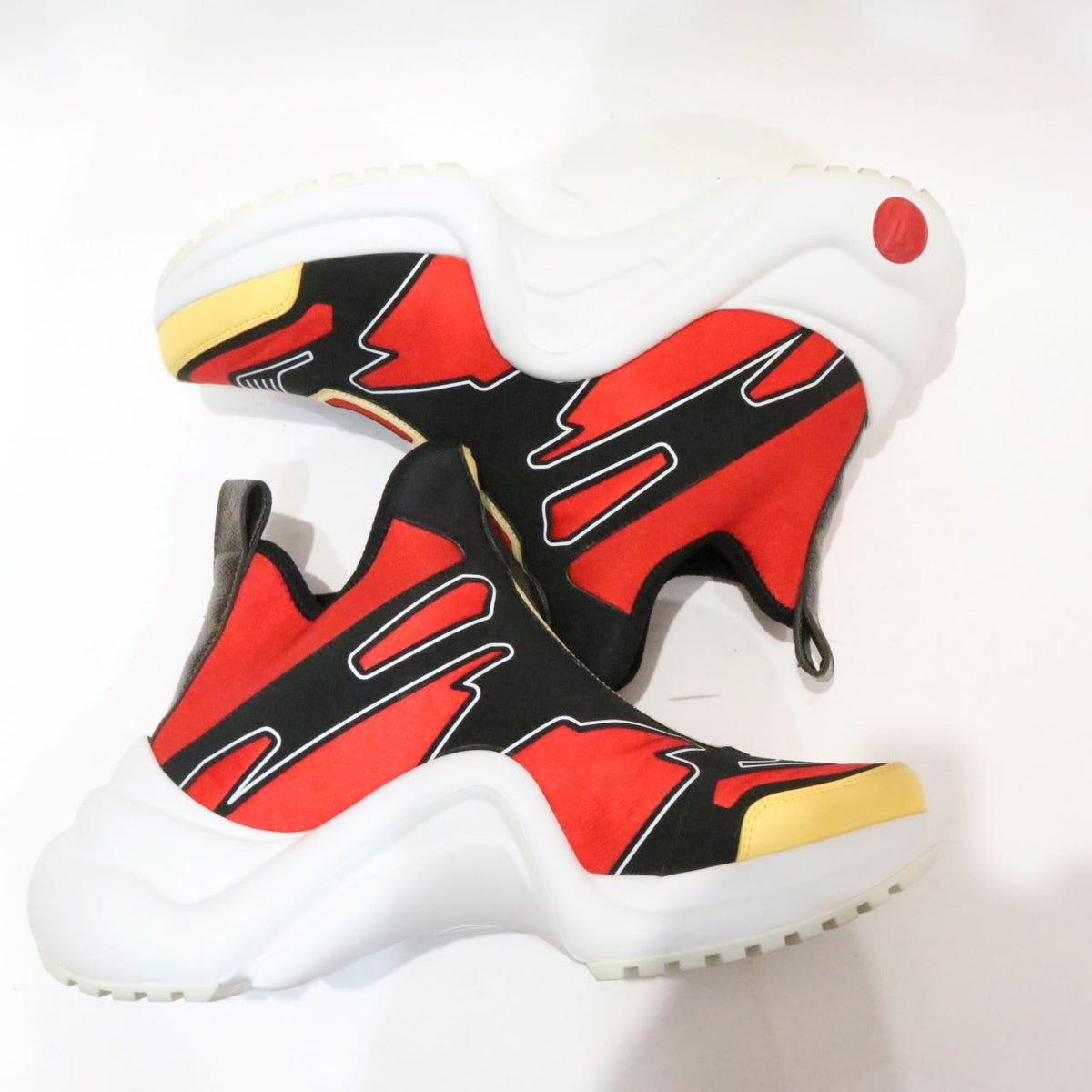 LOUIS VUITTON Archlight Sneakers Red Size 24.5CM