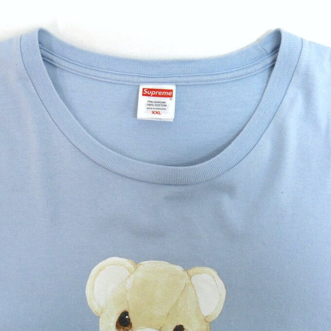 Supreme 25SS Bear T-Shirt "Powder Blue" Size XXL