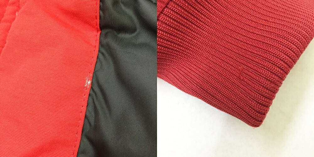 A BATHING APE Shark Red Camo Down Jacket Red Size M