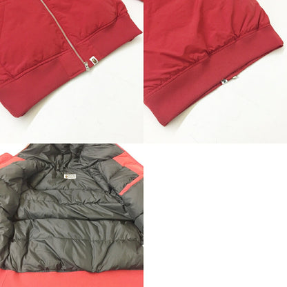 A BATHING APE Shark Red Camo Down Jacket Red Size M