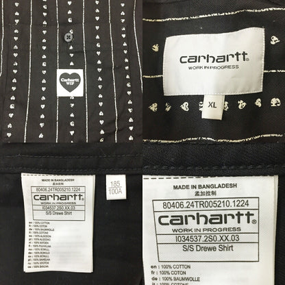 Carhartt WIP Drew Shirt Black Size XL