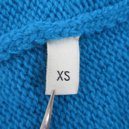 GUCCI Bee Wool Knit Sweater Blue Size XS