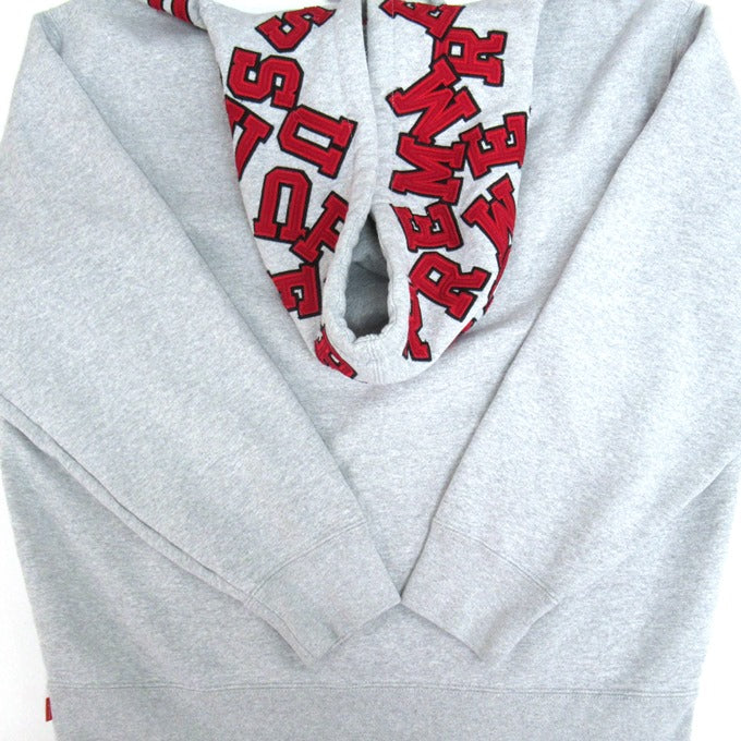 Supreme 22AW Scattered Appliqué Hoodie Gray Size L