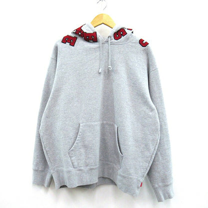 Supreme 22AW Scattered Appliqué Hoodie Gray Size L