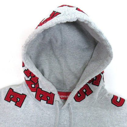 Supreme 22AW Scattered Appliqué Hoodie Gray Size L