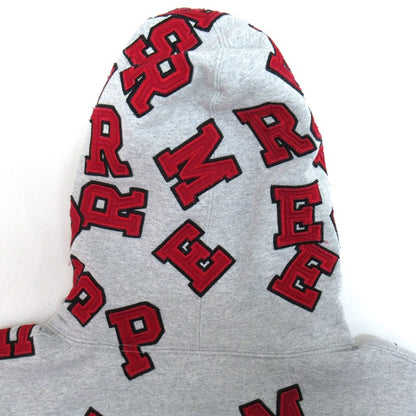 Supreme 22AW Scattered Appliqué Hoodie Gray Size L