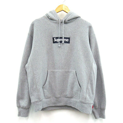Supreme 25FW Box Logo Hooded Sweatshirt Gray Size M