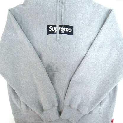 Supreme 25FW Box Logo Hooded Sweatshirt Gray Size M