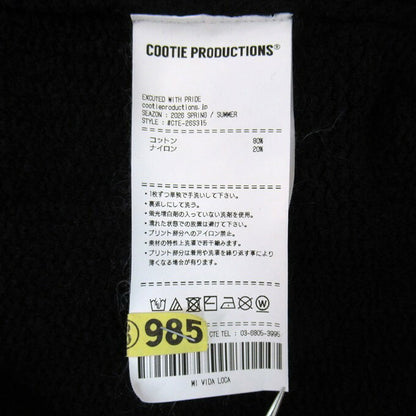 COOTIE PRODUCTIONS Boucle Knit Cardigan Black Size S