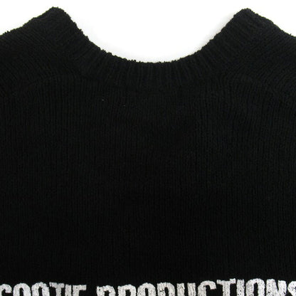 COOTIE PRODUCTIONS Boucle Knit Cardigan Black Size S