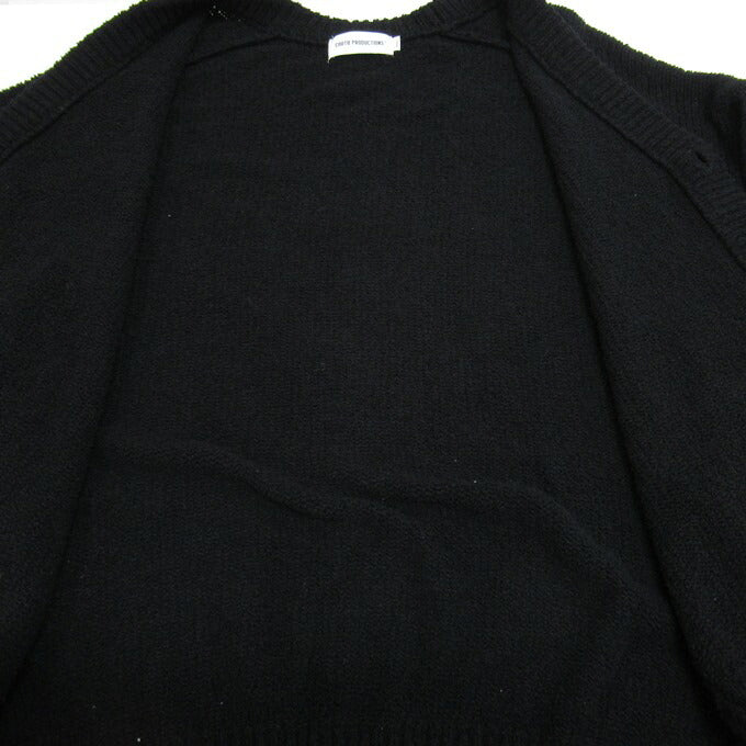 COOTIE PRODUCTIONS Boucle Knit Cardigan Black Size S