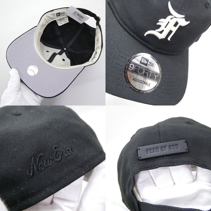 NEW ERA x FEAR OF GOD 9FORTY White Cap Black Size ONE SIZE