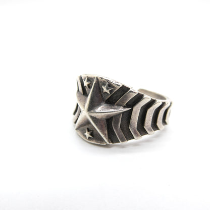 CODY SANDERSON Mt Fuji Gear Star Silver Ring Size ONE SIZE