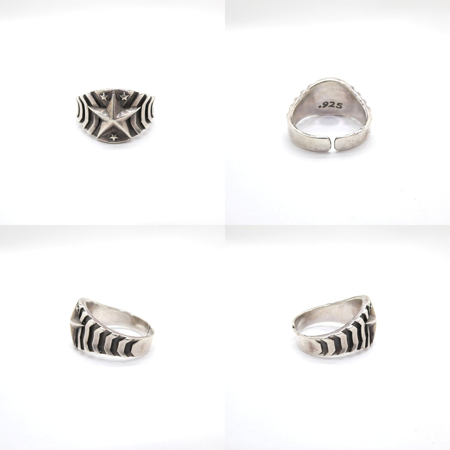 CODY SANDERSON Mt Fuji Gear Star Silver Ring Size ONE SIZE