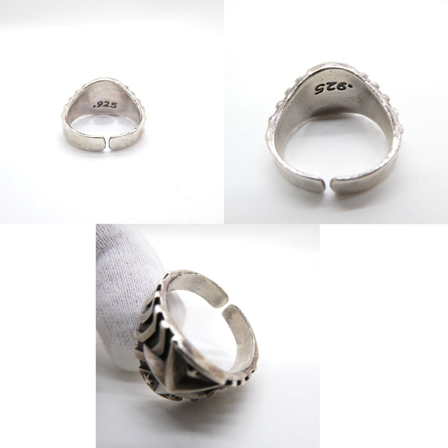 CODY SANDERSON Mt Fuji Gear Star Silver Ring Size ONE SIZE