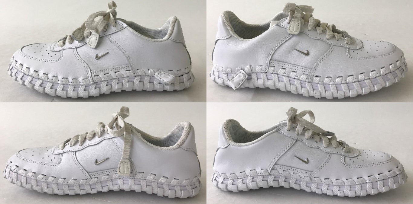 NIKE x Jacquemus J Force 1 Low LX White Sneakers Size 23.5
