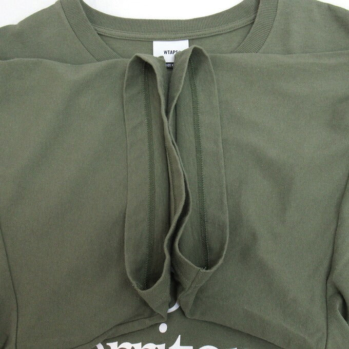 WTAPS 23SS SNEAK COLLECTION Logo T-Shirt Khaki Size 04