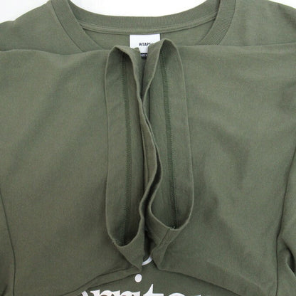 WTAPS 23SS SNEAK COLLECTION Logo T-Shirt Khaki Size 04