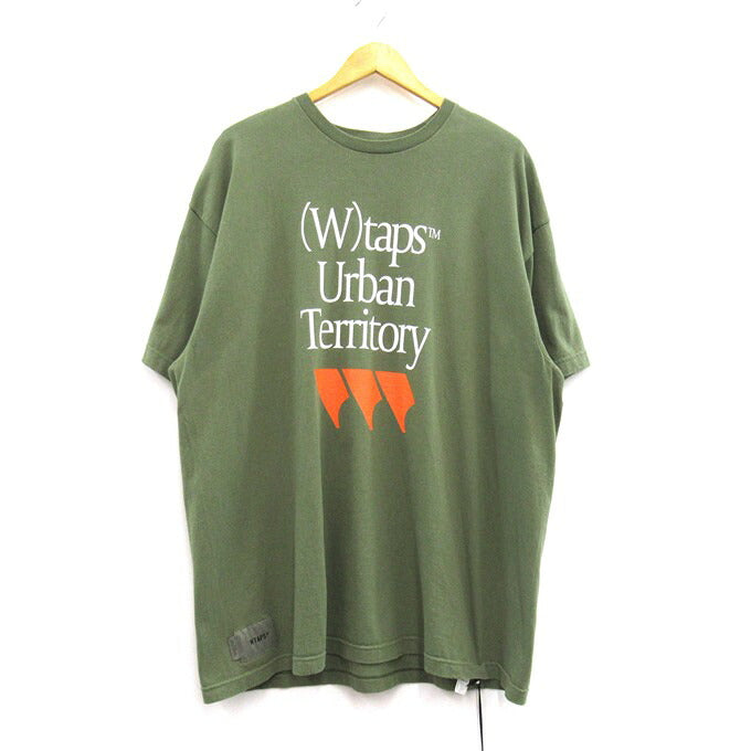WTAPS 23SS SNEAK COLLECTION Logo T-Shirt Khaki Size 04