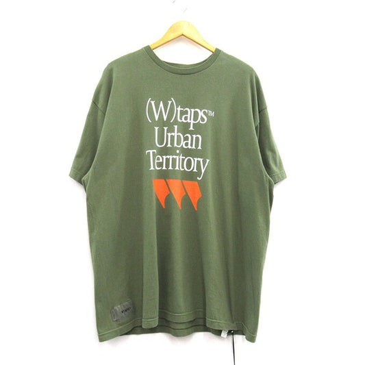 WTAPS 23SS SNEAK COLLECTION Logo T-Shirt Khaki Size 04