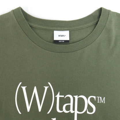 WTAPS 23SS SNEAK COLLECTION Logo T-Shirt Khaki Size 04