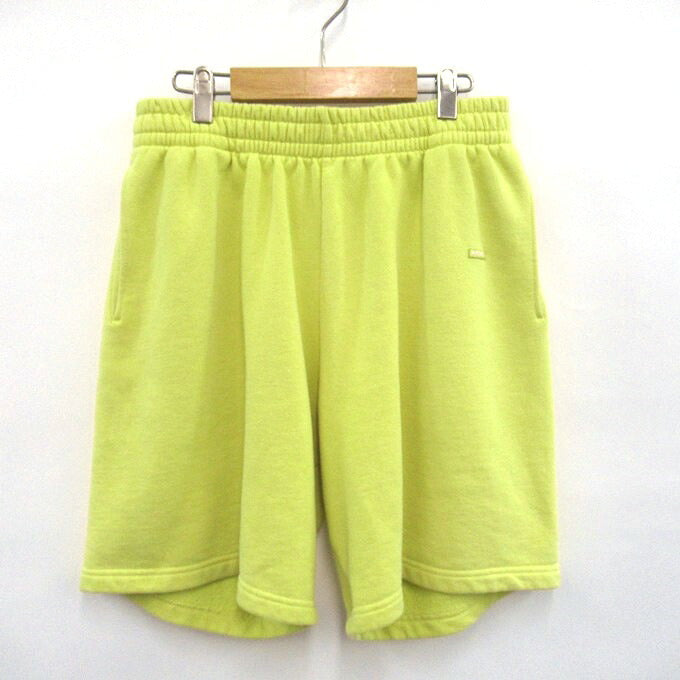 Supreme 23FW Small Box Logo Sweatshorts Yellow Sweatshirt Size S