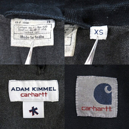 ADAM KIMMEL x Carhartt Coverall Jacket Black Size XS