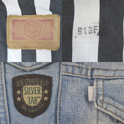 Levi's Silver Tab 90s Denim Jacket Blue Size XL