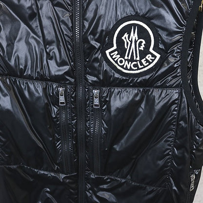 MONCLER Fournier Gilet Light Down Vest Black Size 2