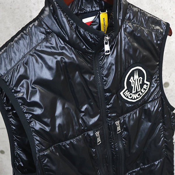 MONCLER Fournier Gilet Light Down Vest Black Size 2