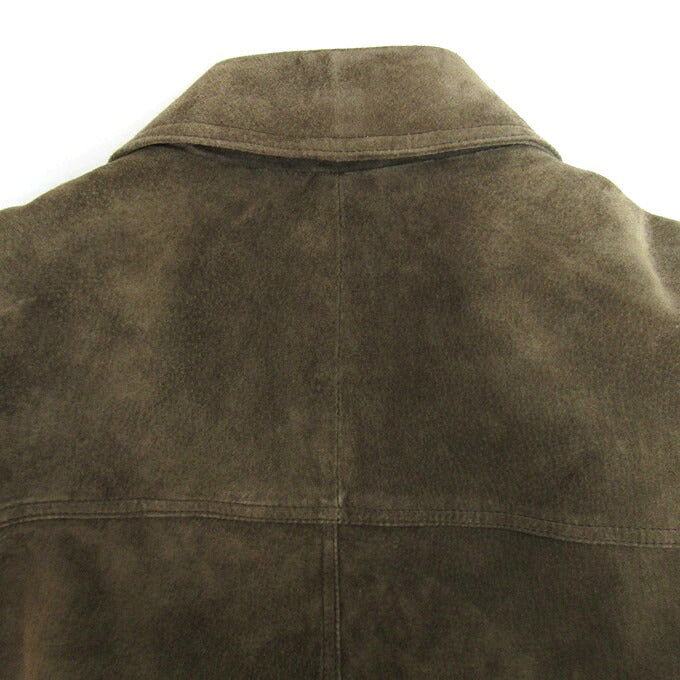 CIRO CITTERIO Suede Leather Jacket Brown Size M