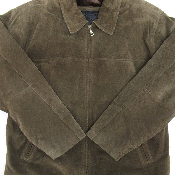 CIRO CITTERIO Suede Leather Jacket Brown Size M