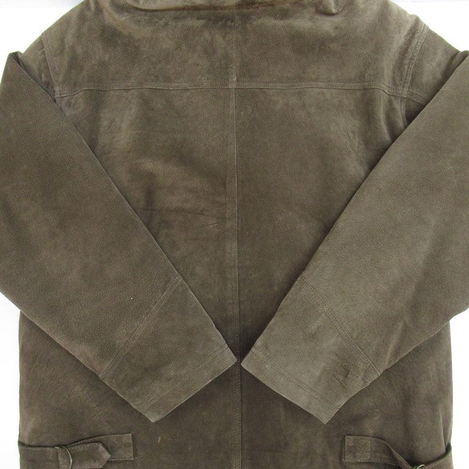 CIRO CITTERIO Suede Leather Jacket Brown Size M