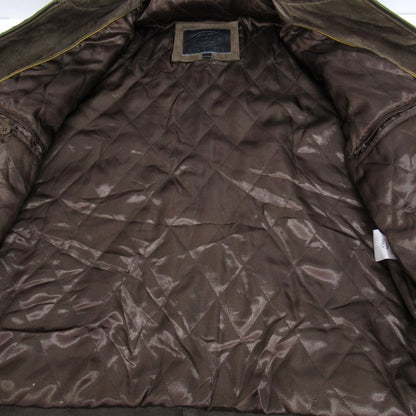 CIRO CITTERIO Suede Leather Jacket Brown Size M
