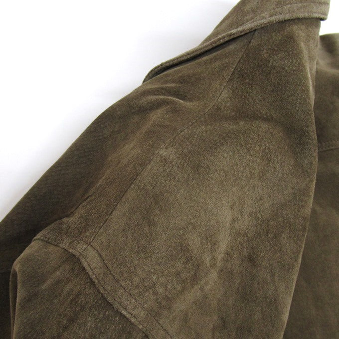 CIRO CITTERIO Suede Leather Jacket Brown Size M