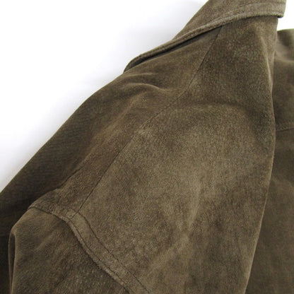 CIRO CITTERIO Suede Leather Jacket Brown Size M
