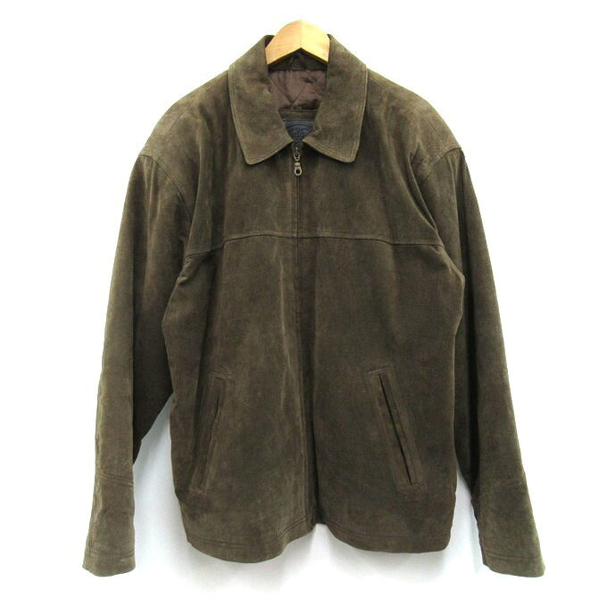 CIRO CITTERIO Suede Leather Jacket Brown Size M