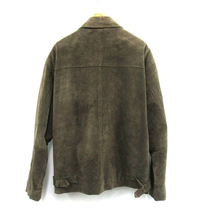 CIRO CITTERIO Suede Leather Jacket Brown Size M