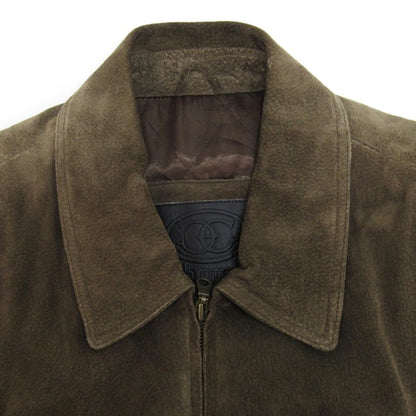 CIRO CITTERIO Suede Leather Jacket Brown Size M