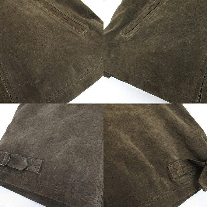 CIRO CITTERIO Suede Leather Jacket Brown Size M