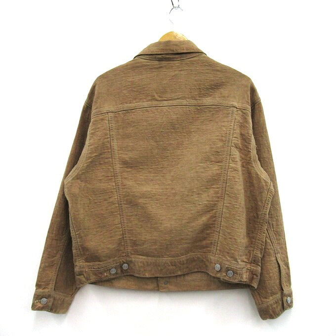 LEVI'S x Stussy 2nd Dyed Jacquard Jacket Brown Size S