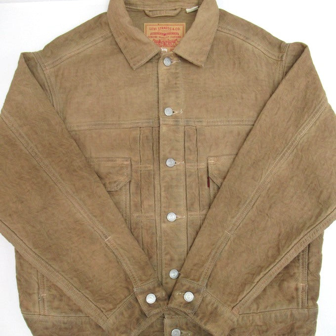 LEVI'S x Stussy 2nd Dyed Jacquard Jacket Brown Size S