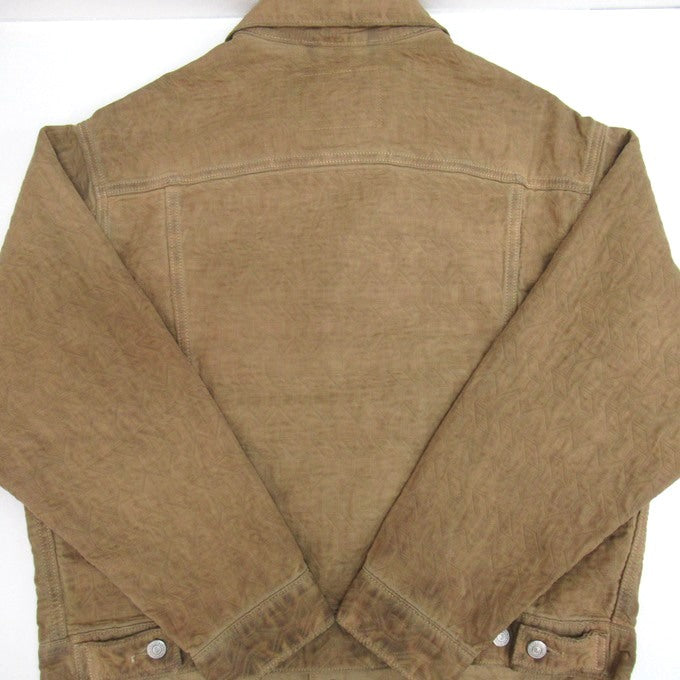 LEVI'S x Stussy 2nd Dyed Jacquard Jacket Brown Size S