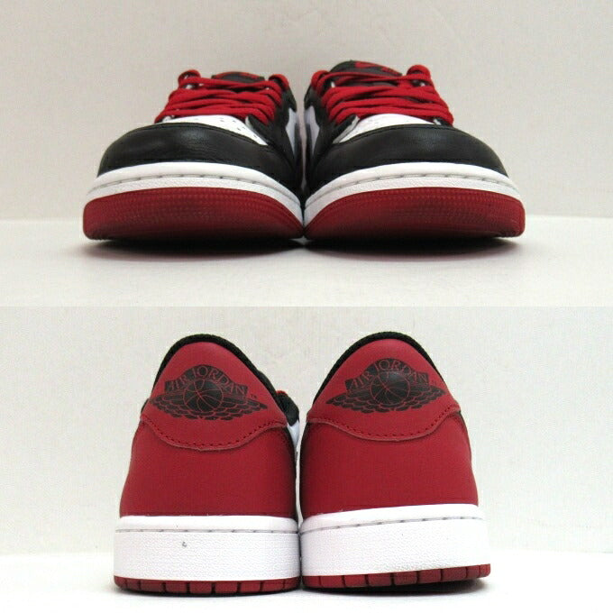 NIKE AIR JORDAN 1 Retro Low OG Toe" Sneakers Size 28cm